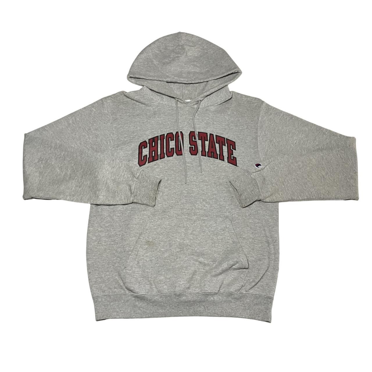 Champion Chico State CSUC Hoodie Sweatshirt Retro... - Depop