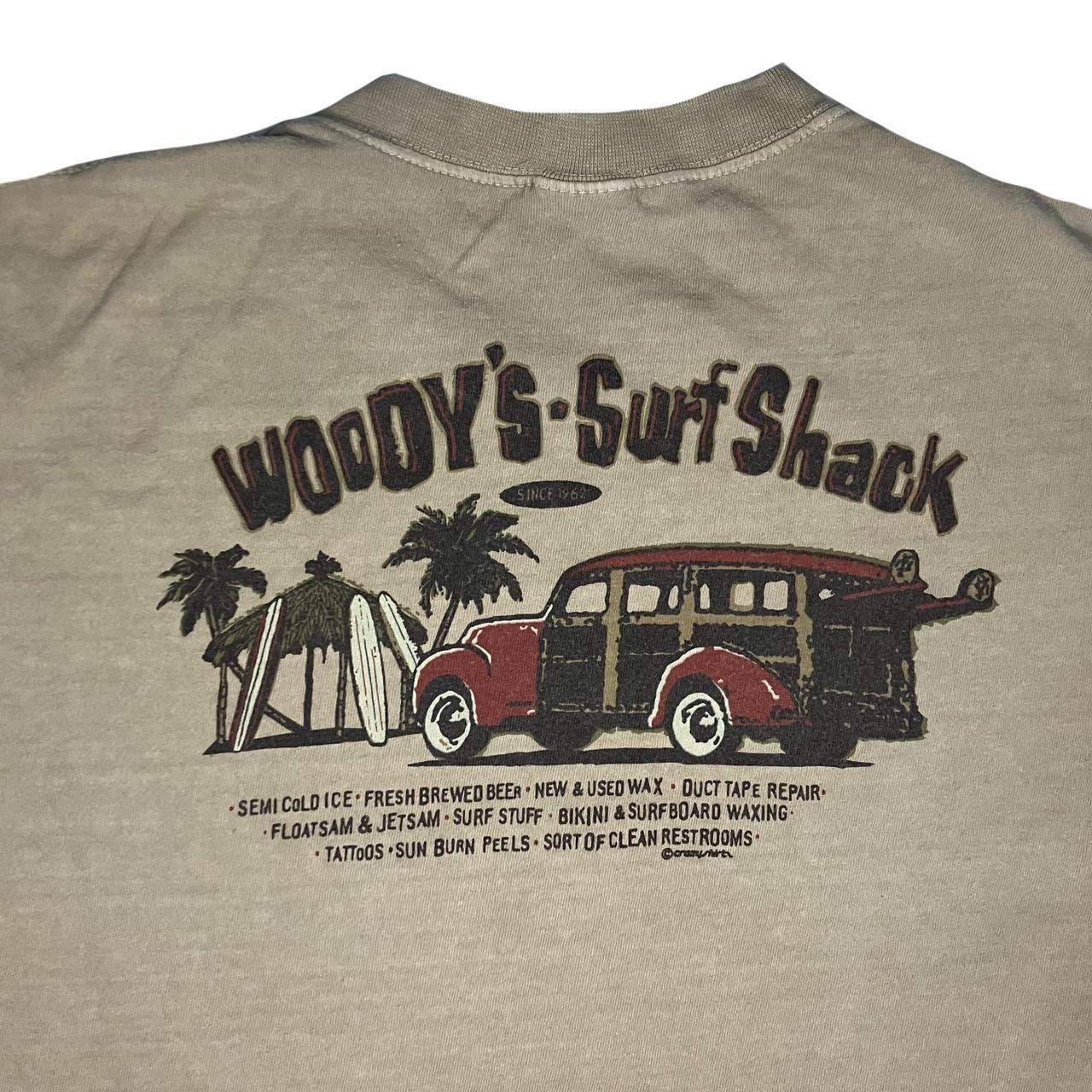 Vintage Crazy Shirts Woody’s Surf Shack Shirt Kona... Depop