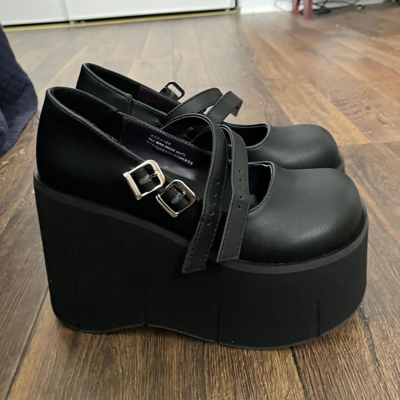 Kera-08 - Black Vegan Leather. Only Tried On. I - Depop