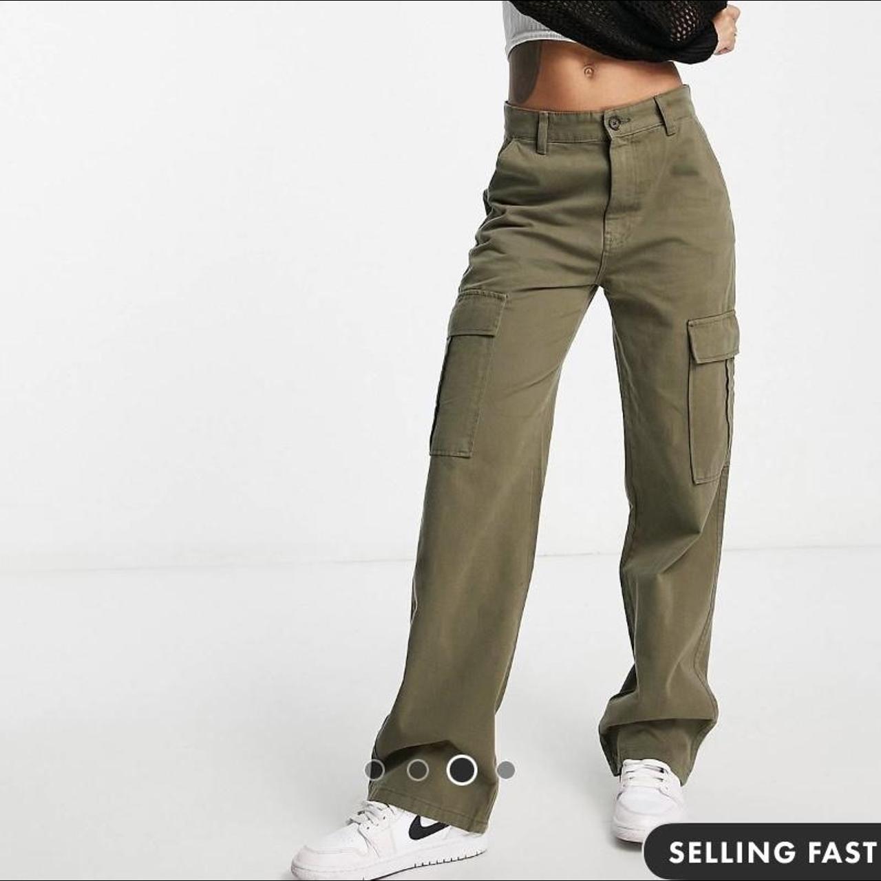 stradivarius cargo trousers