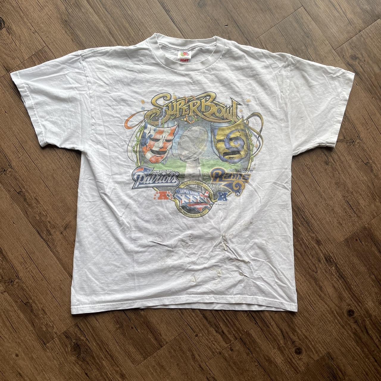 Deadstock Super Bowl 52 shirt Size XL 22.5/30 New - Depop