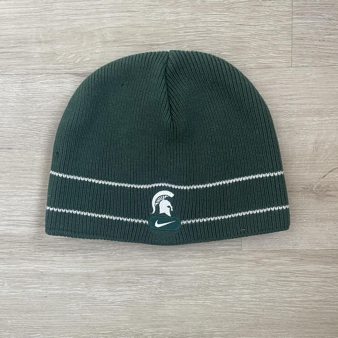 Vintage Y2K Nike Michigan state university beanie... - Depop