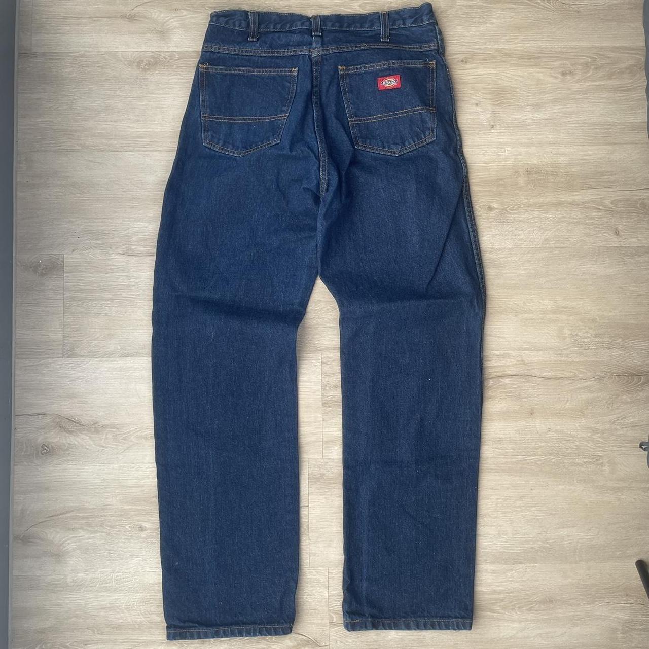 Dickies Men's Navy and Blue Jeans (3)