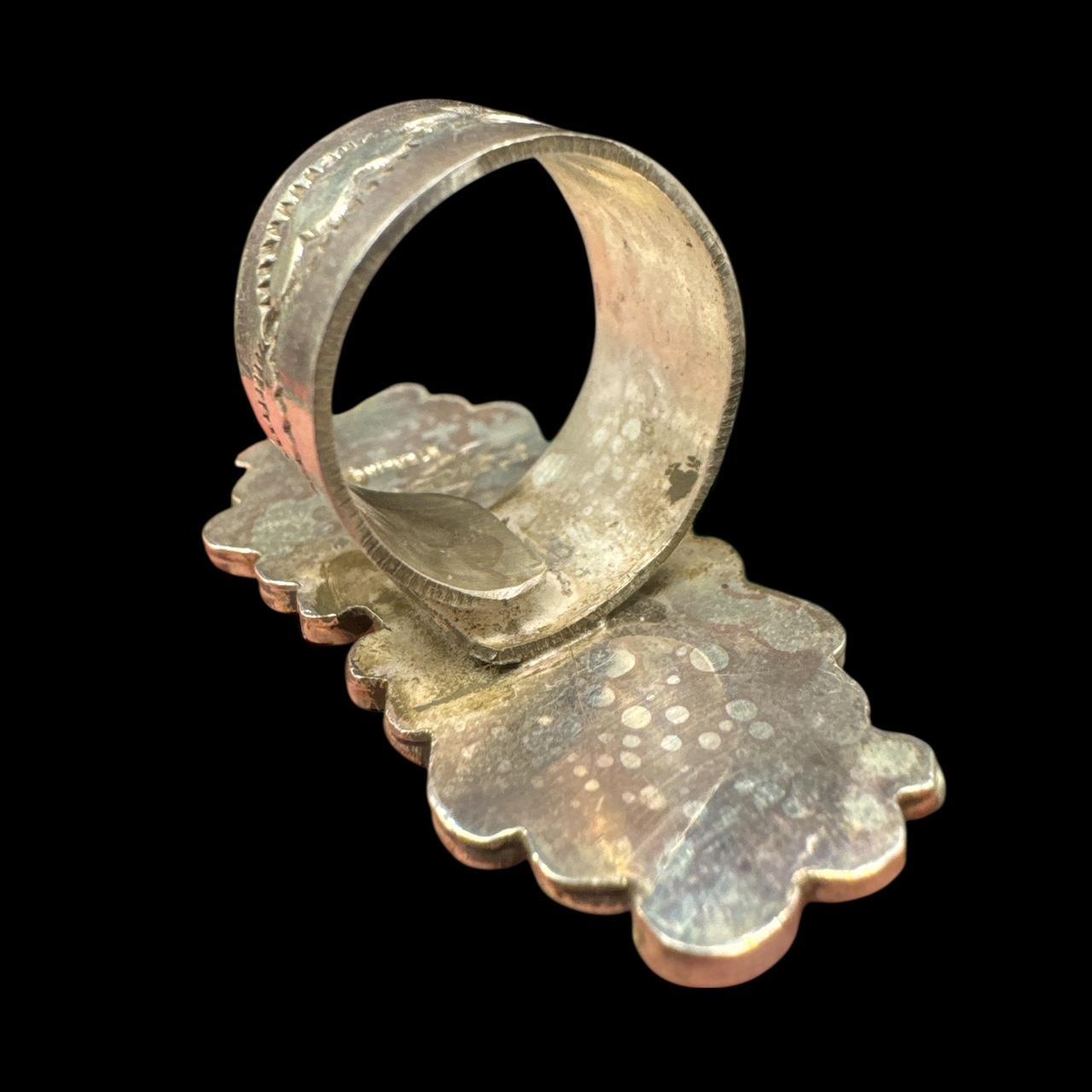 Native Women's Ring - Silver/Multi – Sterling Sil… - image 3