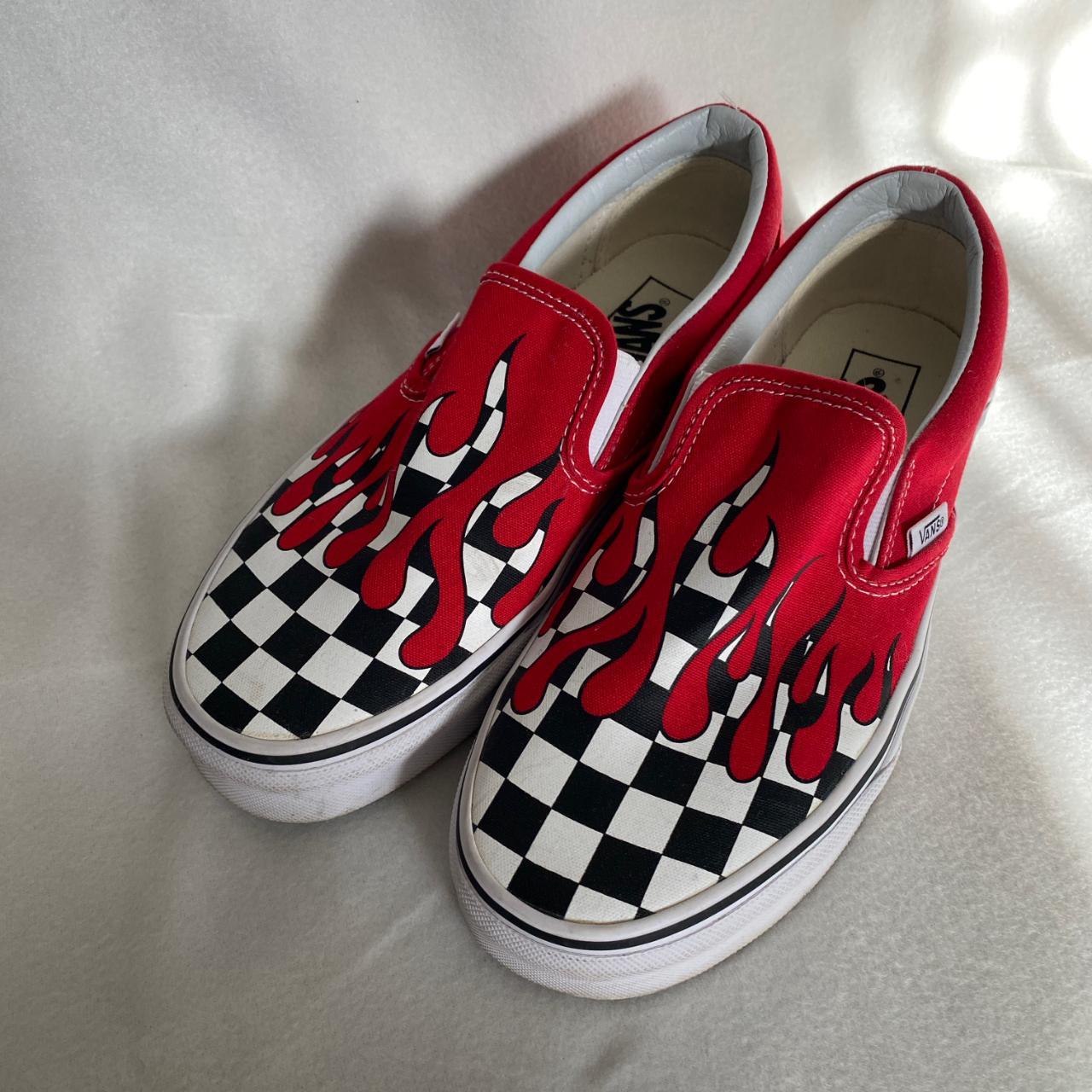 Vans fashion flame red