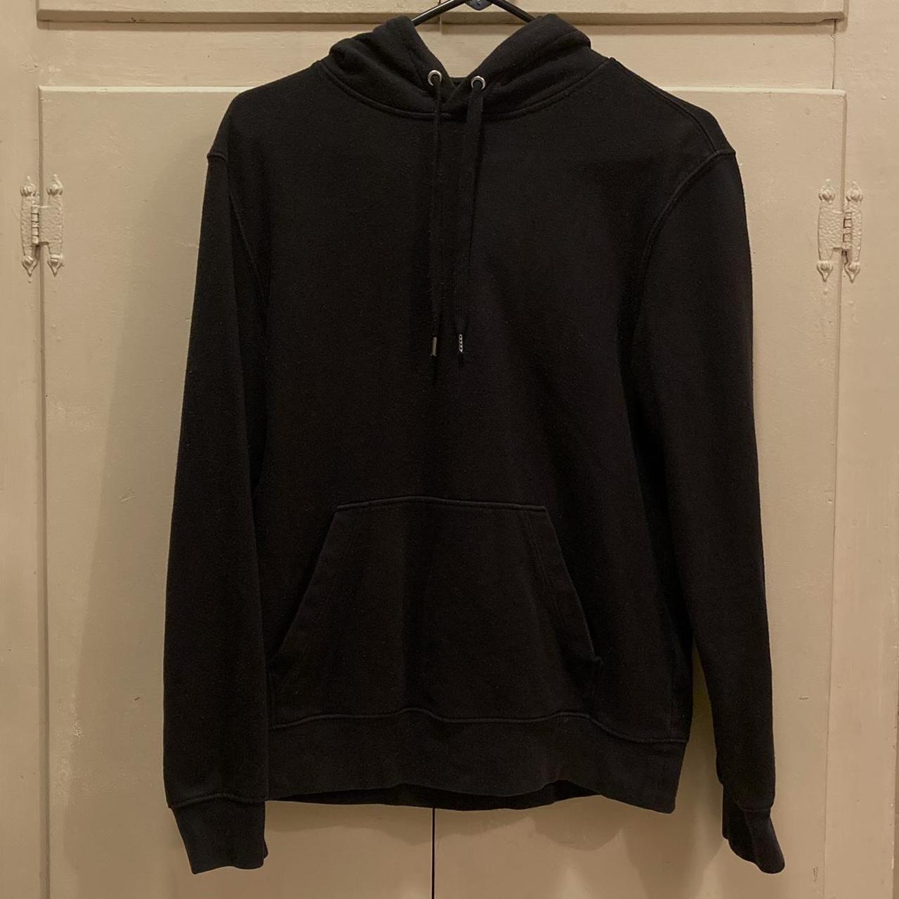 H&M Black Hoodie Size: Small Measurements... - Depop