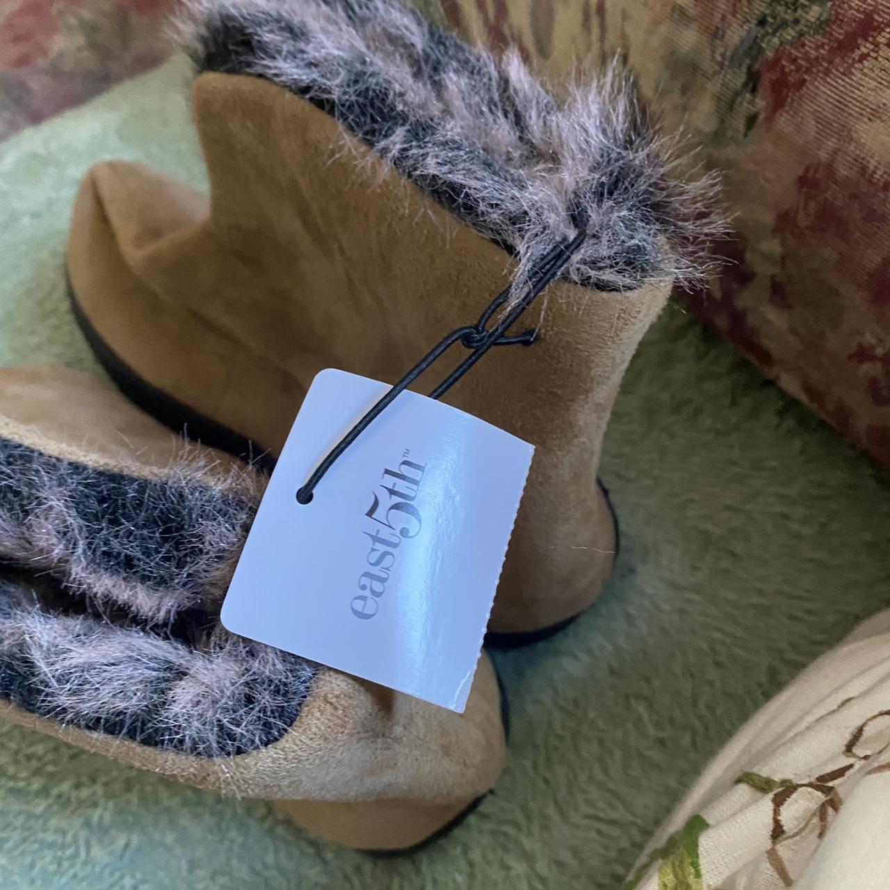 JCPenney Women's Brown and Tan Loafers Depop