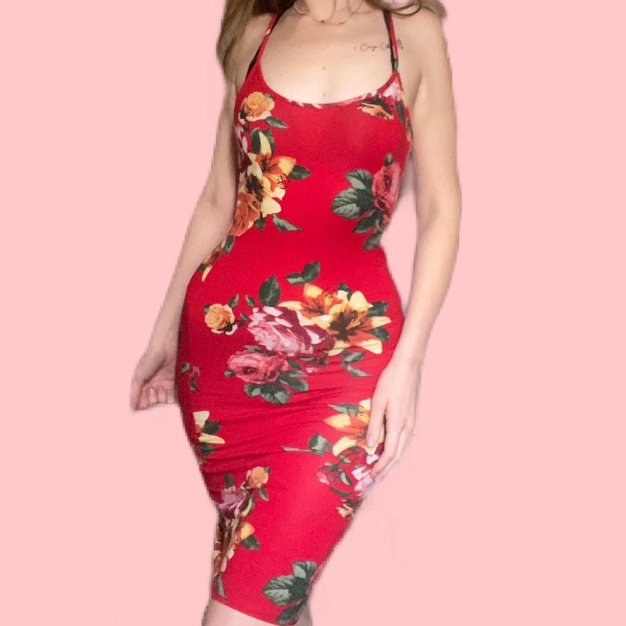 Fashion nova flower outlet dress