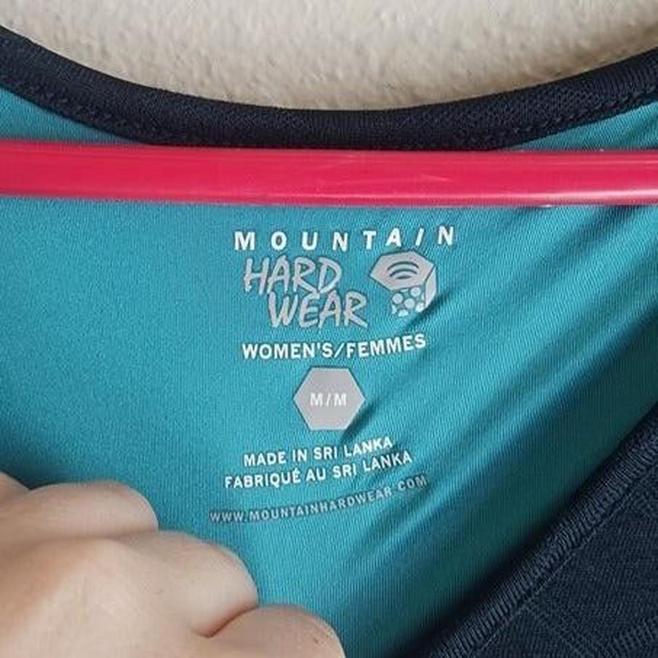 Mountain Hardwear Blue V Neck Athletic Dress Size... Depop
