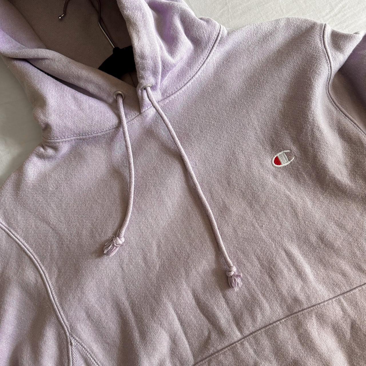 Champion shops hoodie light purple