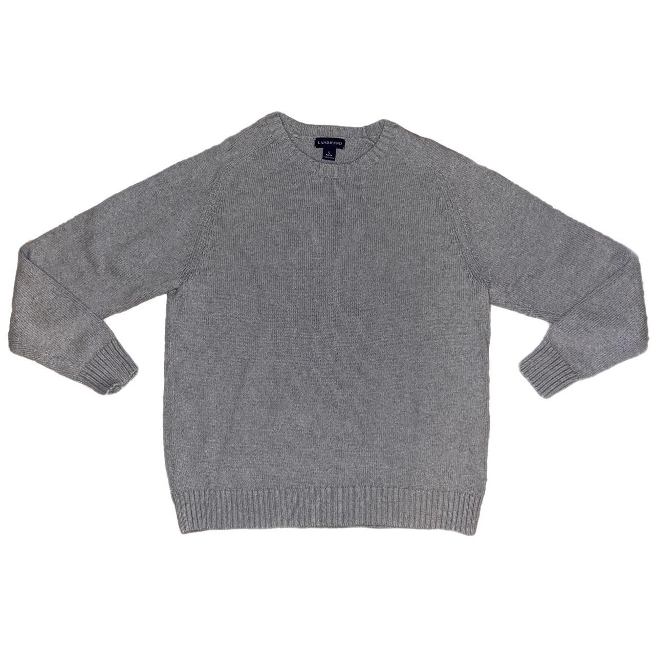 Grandpa Sweater Grey Thick Sweater In good... - Depop