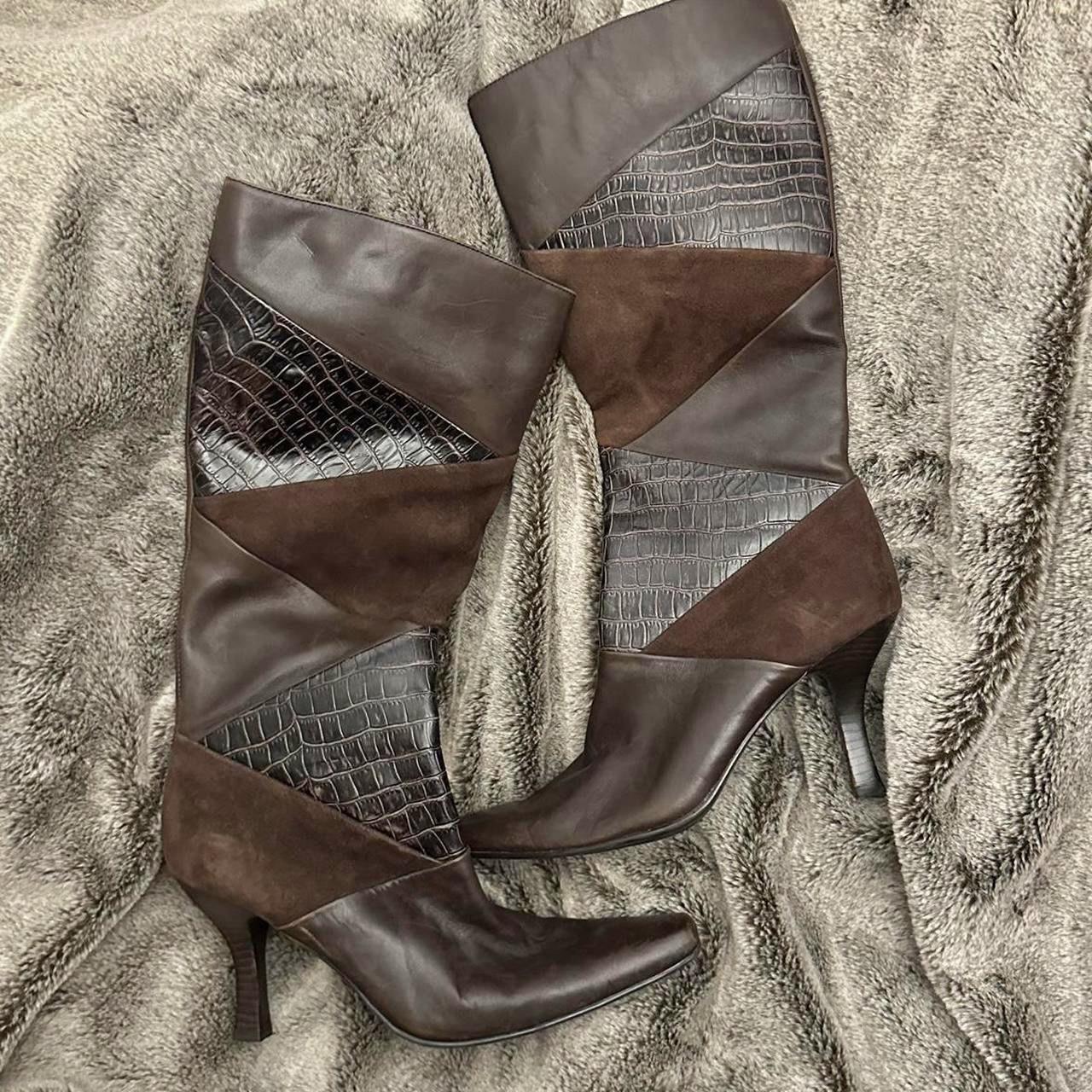 mid heel stiletto boots