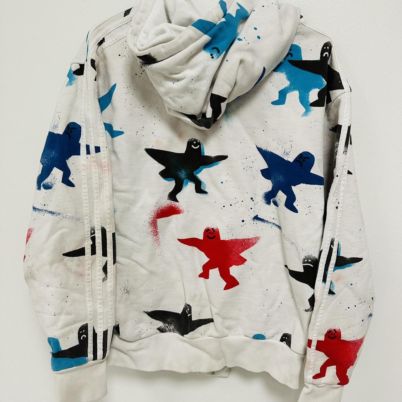 Adidas X Mark Gonzales SHMOO all over print hoodie