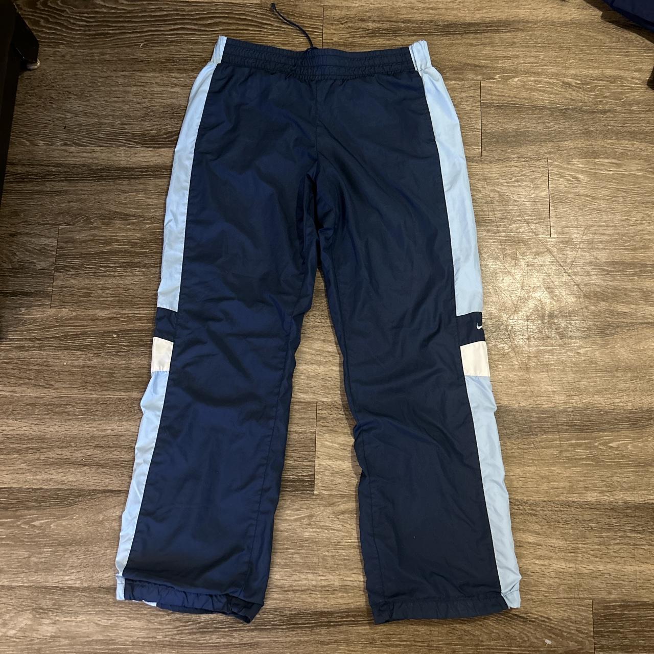 Nike Men's Blue and White Joggers-tracksuits (2)