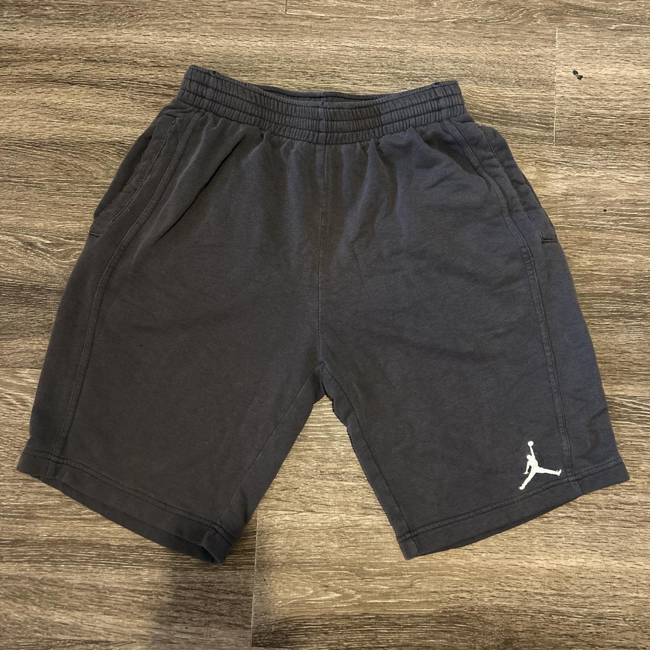 Jordan Men's Grey and White Shorts