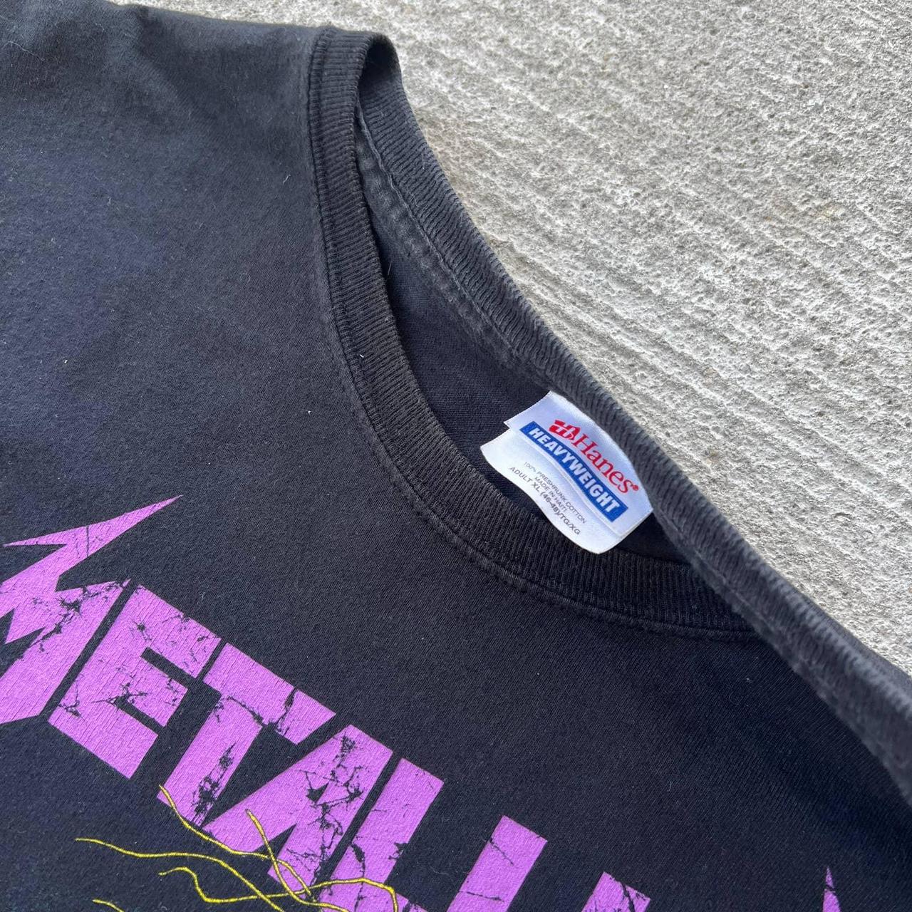 Vintage Metallica hammer of justice band t shirt.... Depop