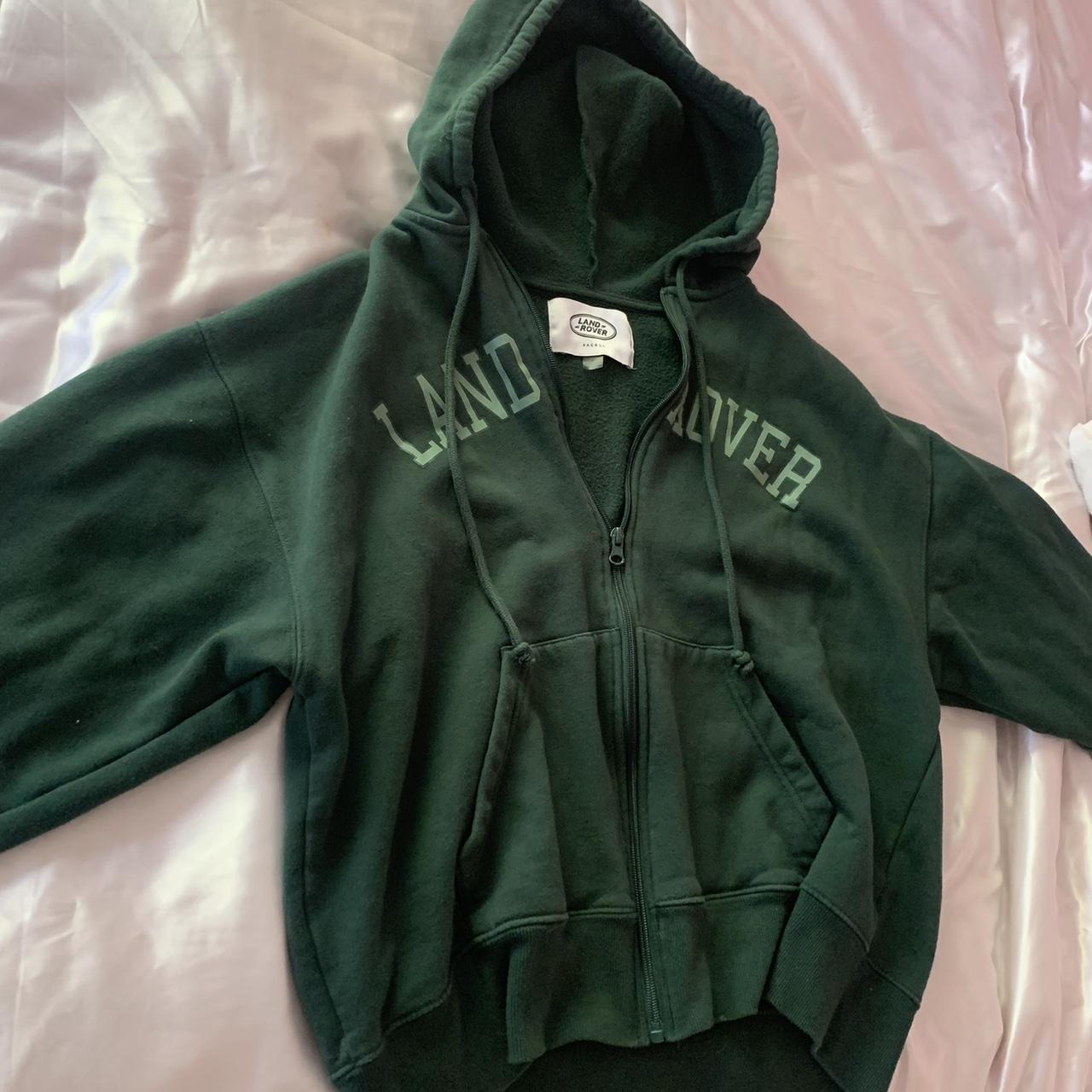 “land rover” pacsun zip up hoodie! super cute i... Depop