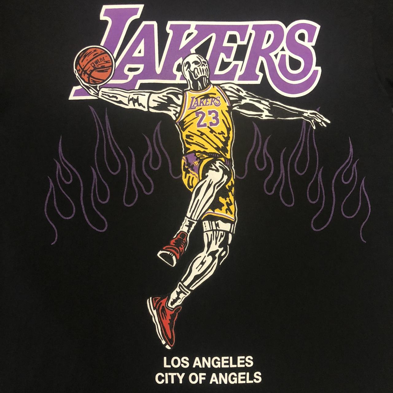 Los Angeles City Of Angels Lebron Lakers Warren Lotas Unisex T