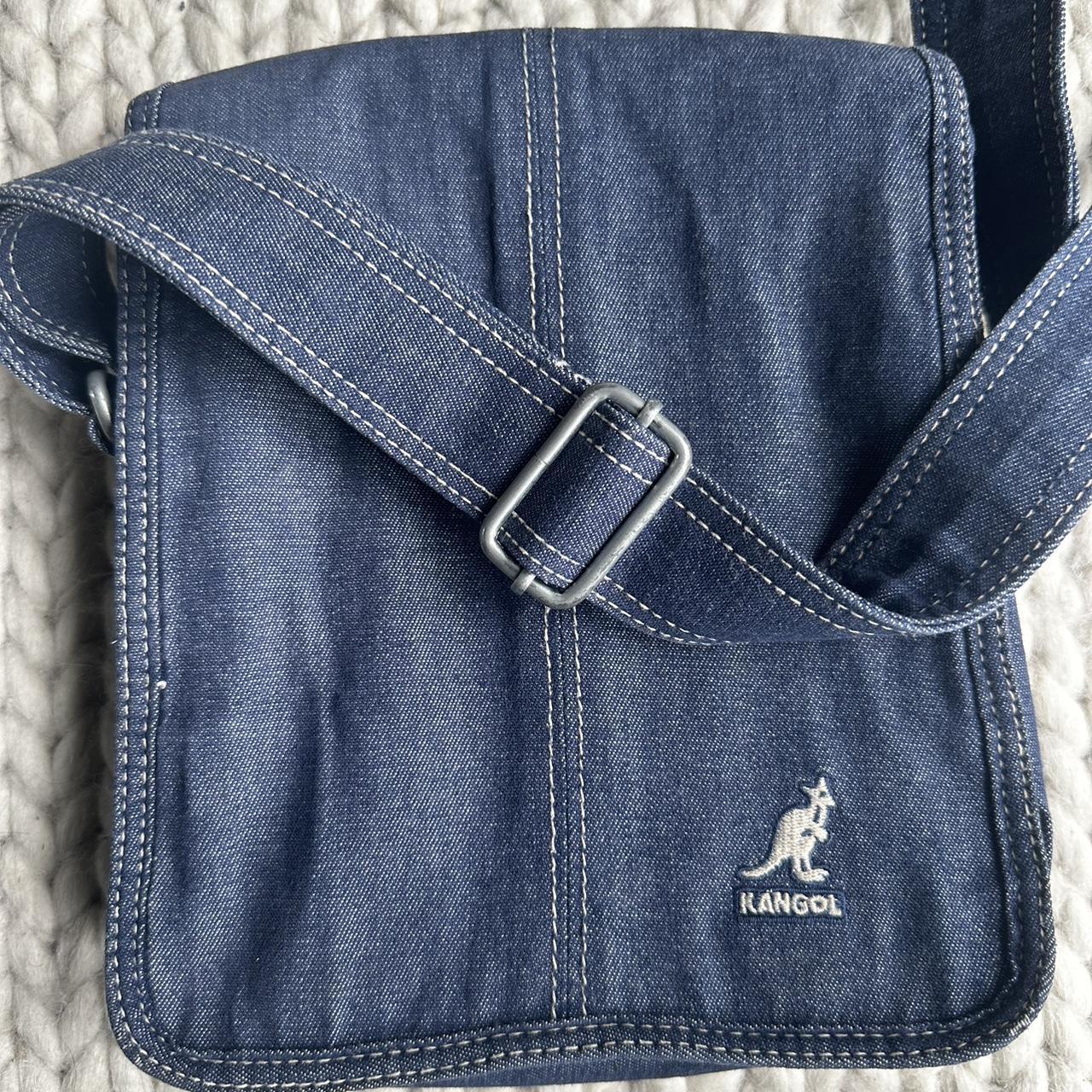 Vintage/V Rare Denim Kangol crossbody bag (Unisex)... Depop
