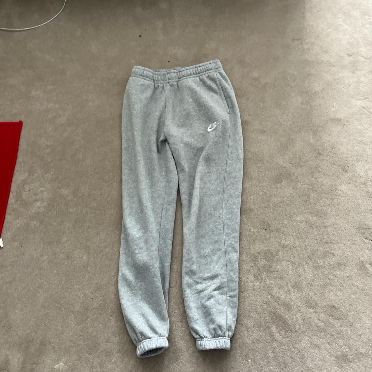 mens grey nike tracksuit bottoms