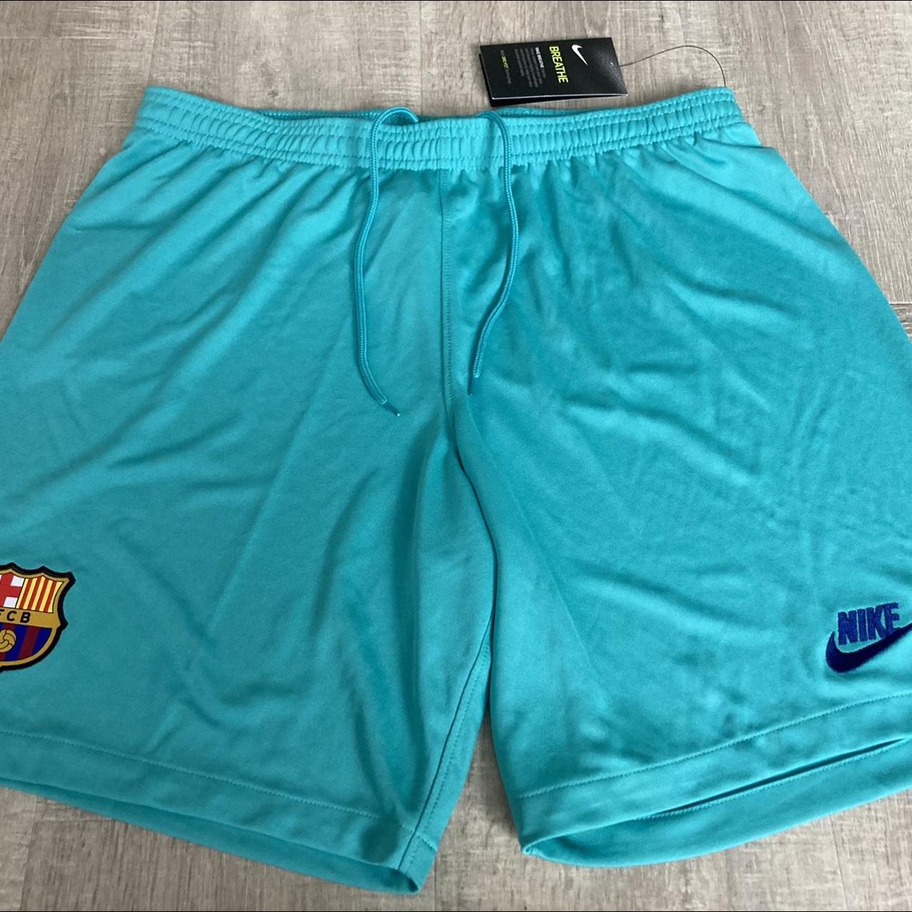 Mens Size L Barcelona Football Shorts Brand New... Depop