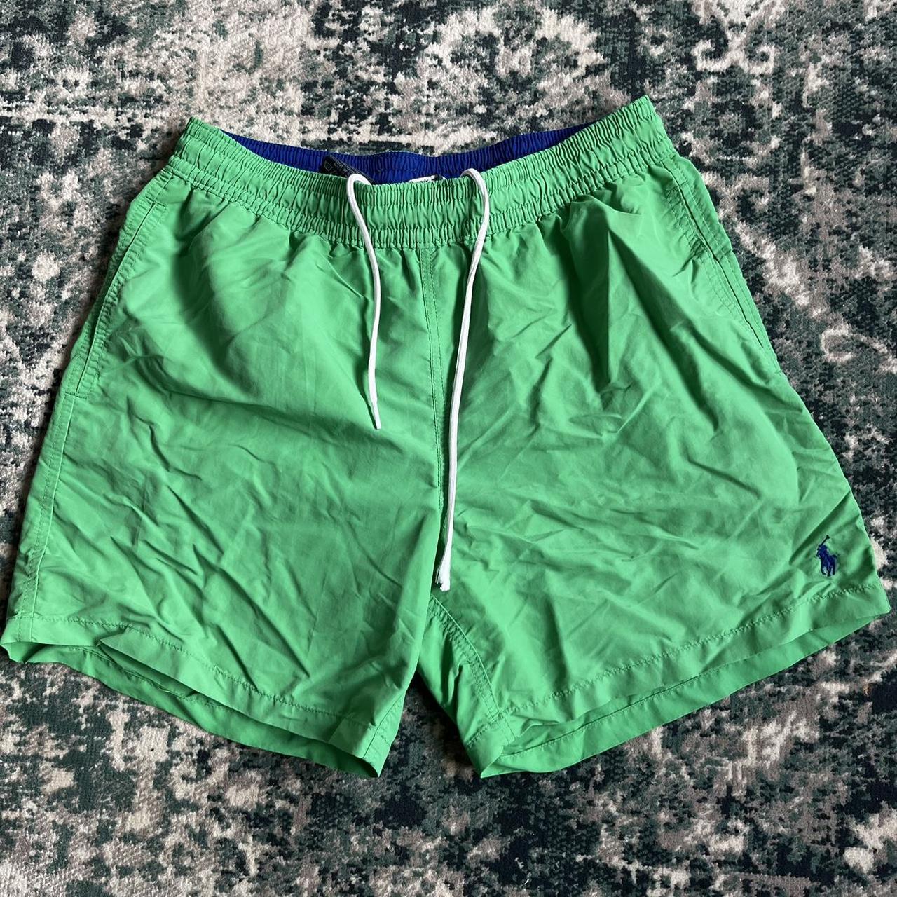 Ralph Lauren Swimming Shorts Green swimming trunks... - Depop