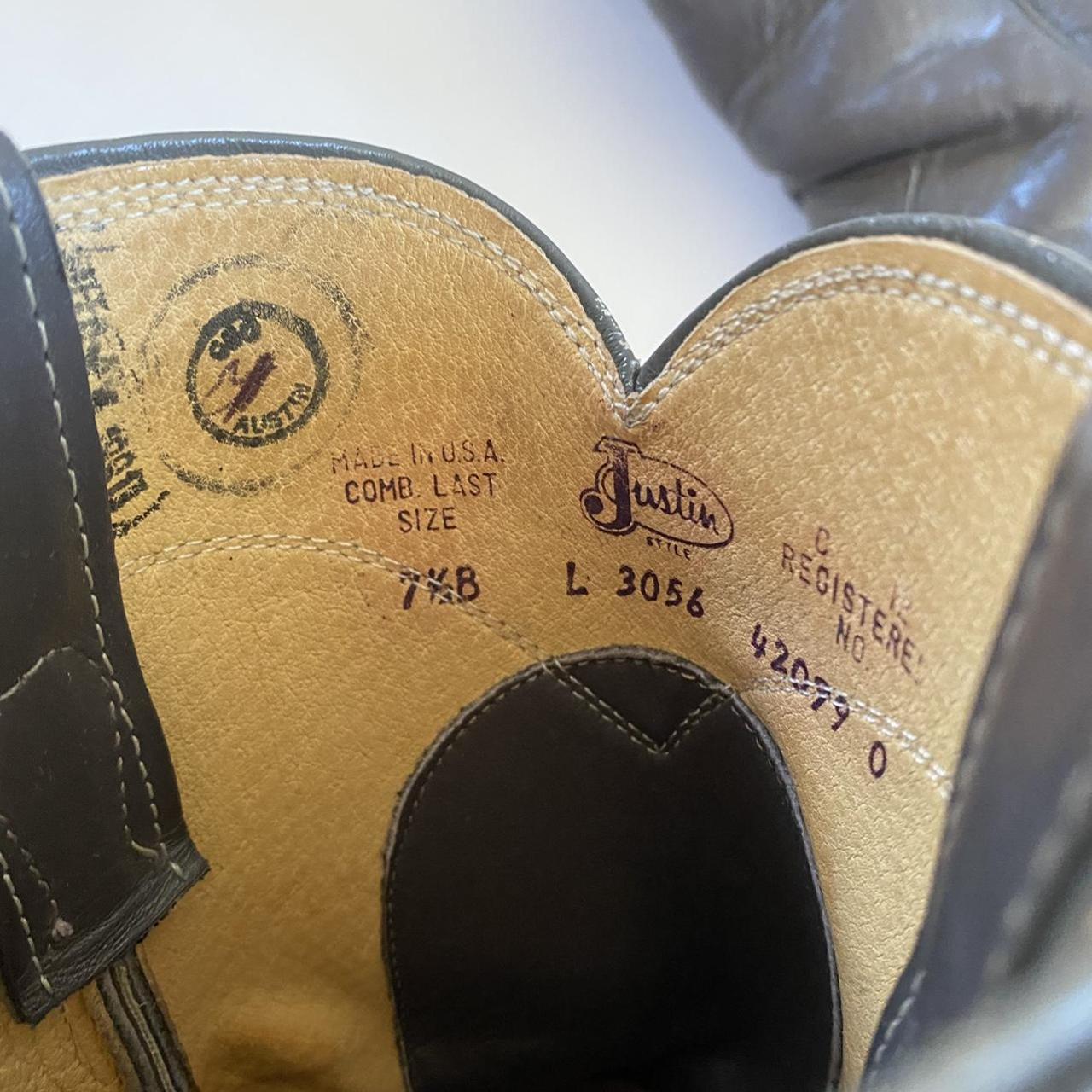 Vintage Justin Boots! • size 7.5 • leather Depop