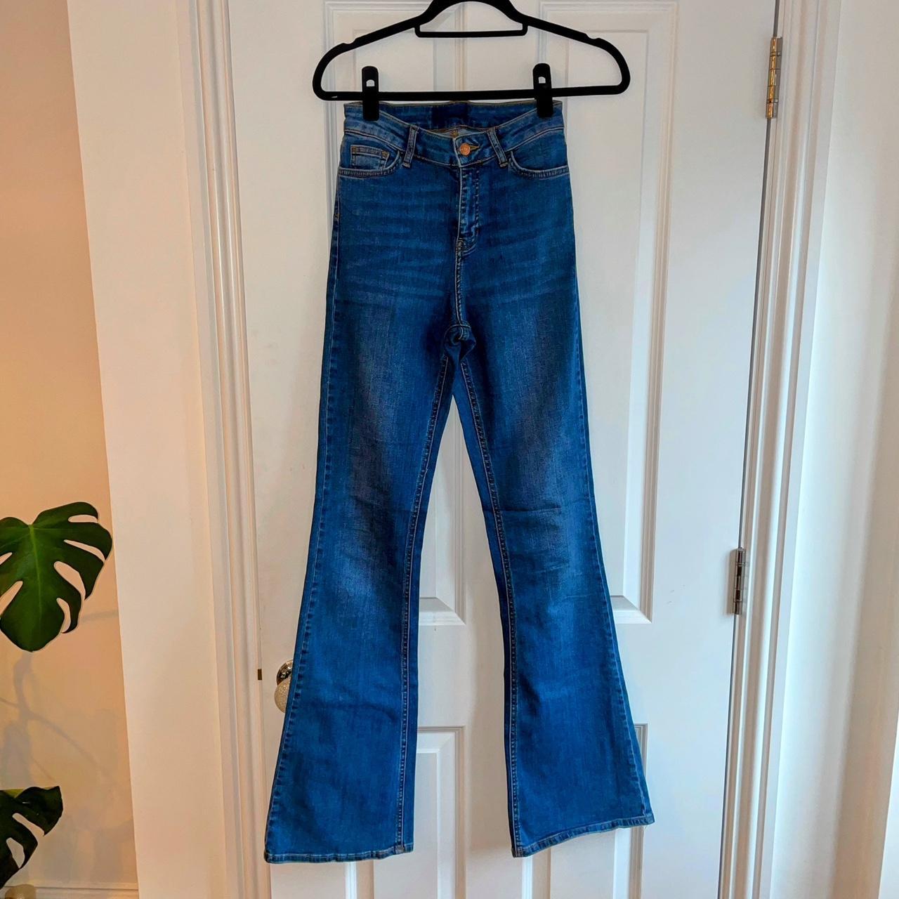 Tall Mid Waist Flared Jeans