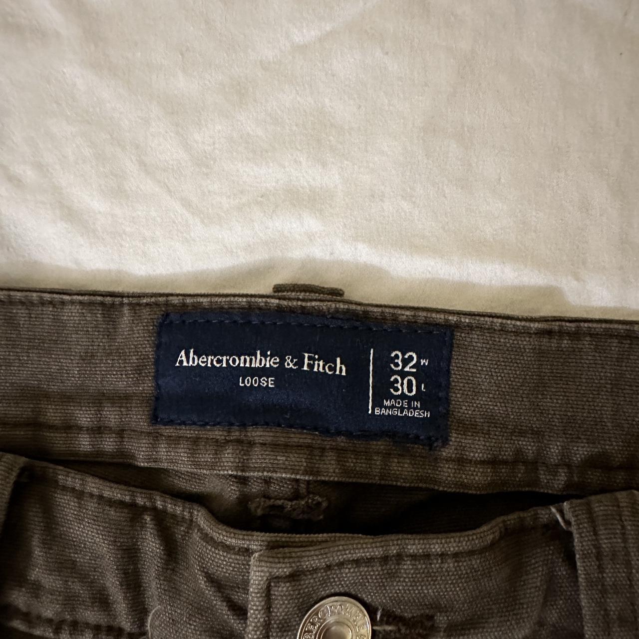 Abercrombie loose workwear pants. Perfect quality... - Depop