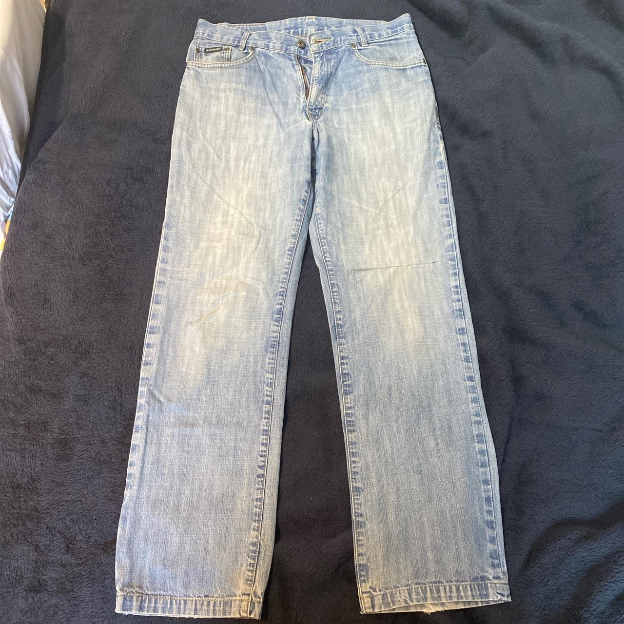 YSL jeans 32/32 Good condition Knee repaired but not... - Depop