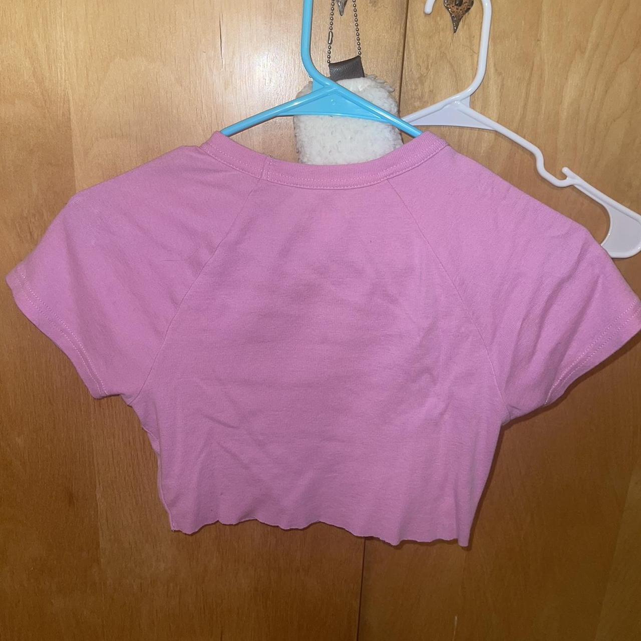 Playboy Women S Pink Crop Top Depop