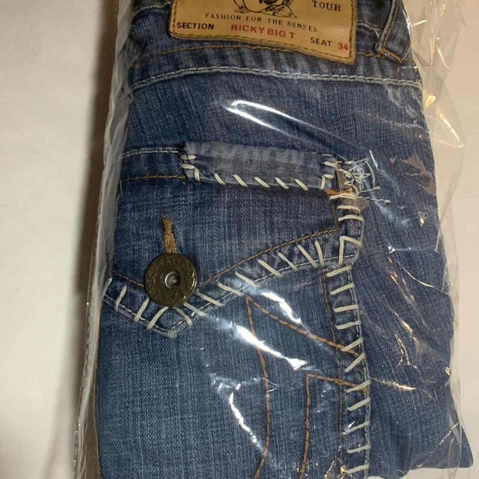 Rare hotsell Vintage Men’s True Religion Ricky Big T Bootcut Jeans 38 x35 Free Shipping