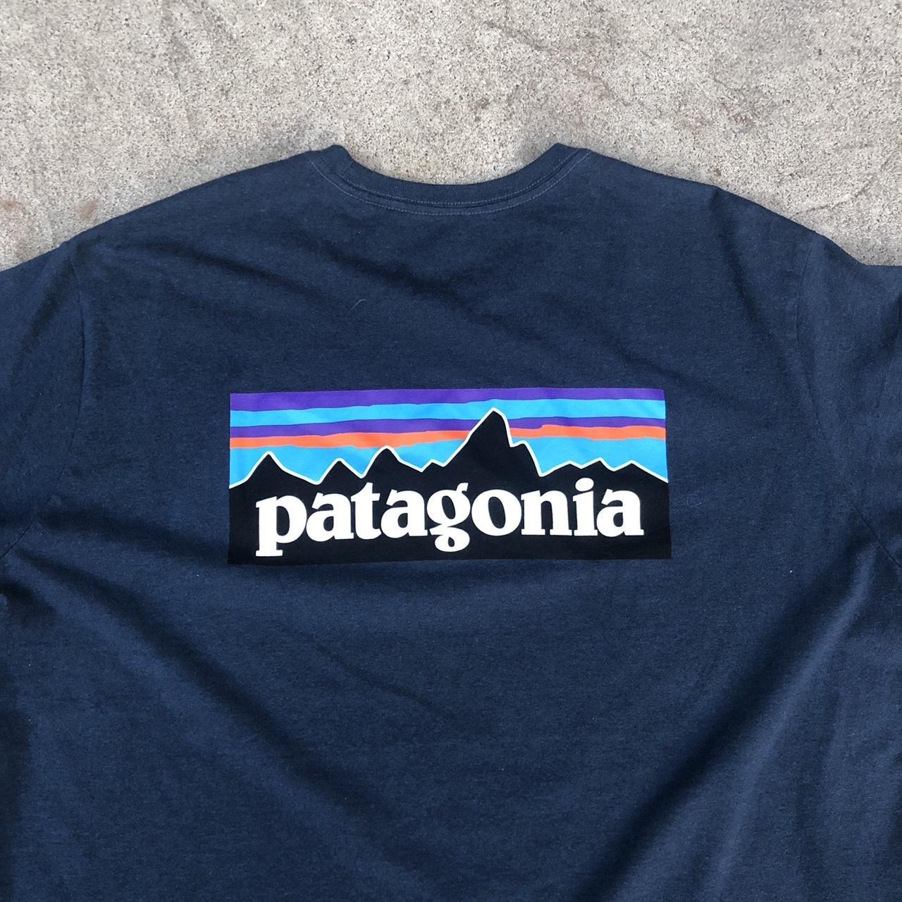 Classic navy Patagonia shirt. Super soft, timeless... - Depop