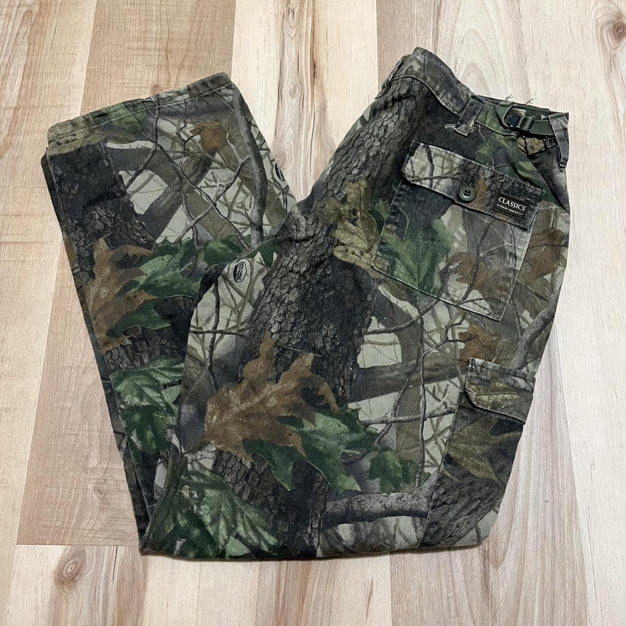 vintage real tree camo pants. open to... - Depop