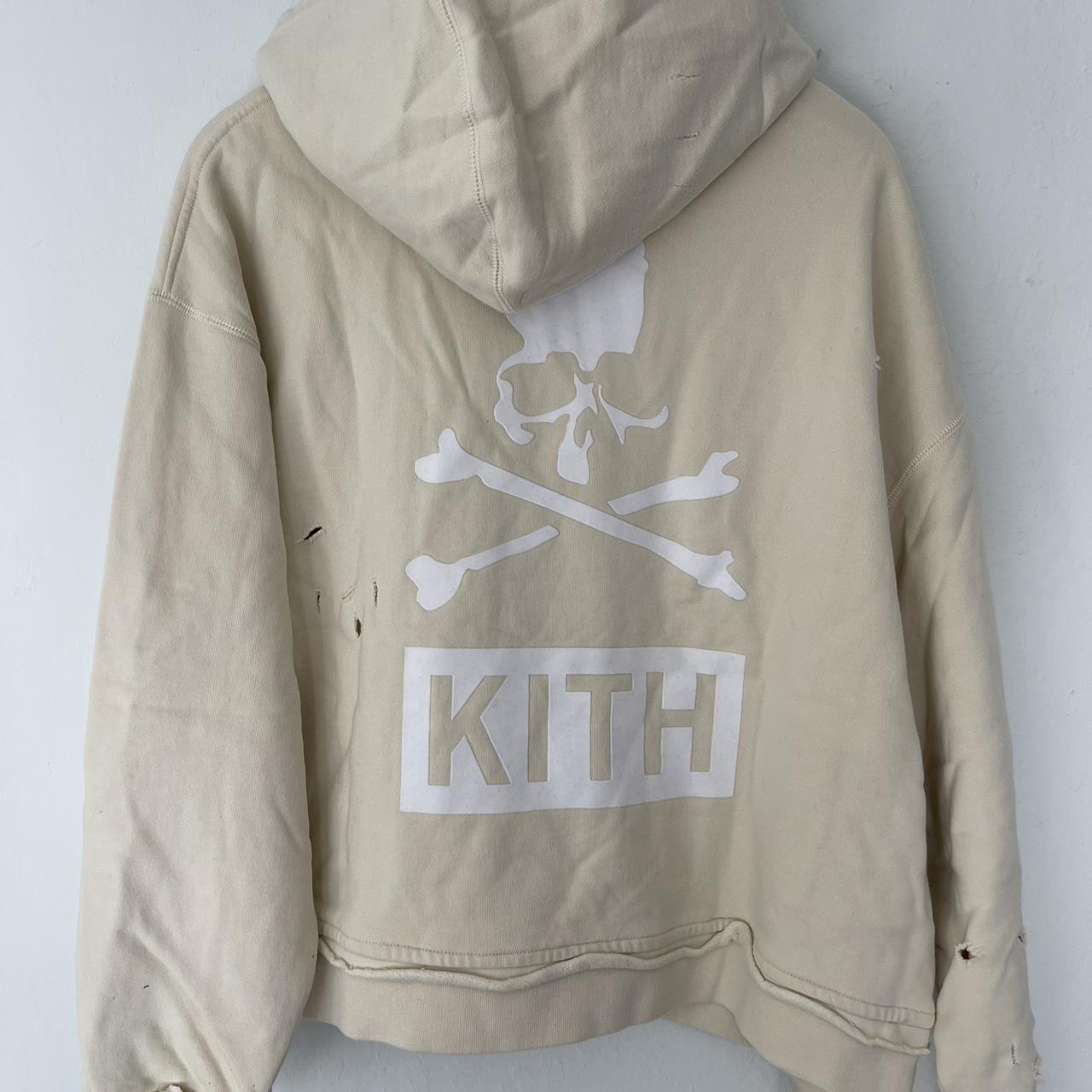Pre-owned Kith x Mastermind Japan hoodie in beige - Depop