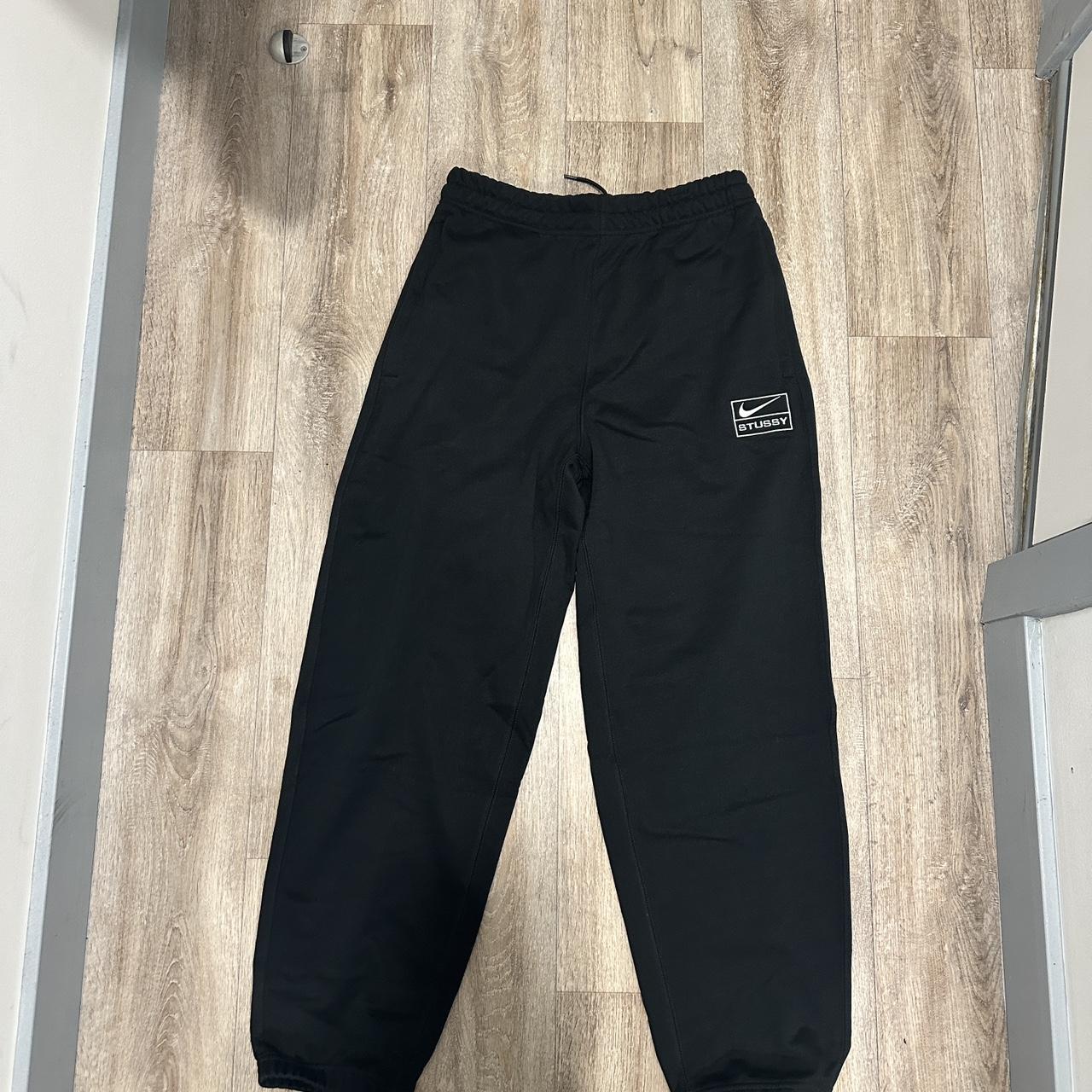 Nike stussy Joggers in Black Size small Open to... - Depop