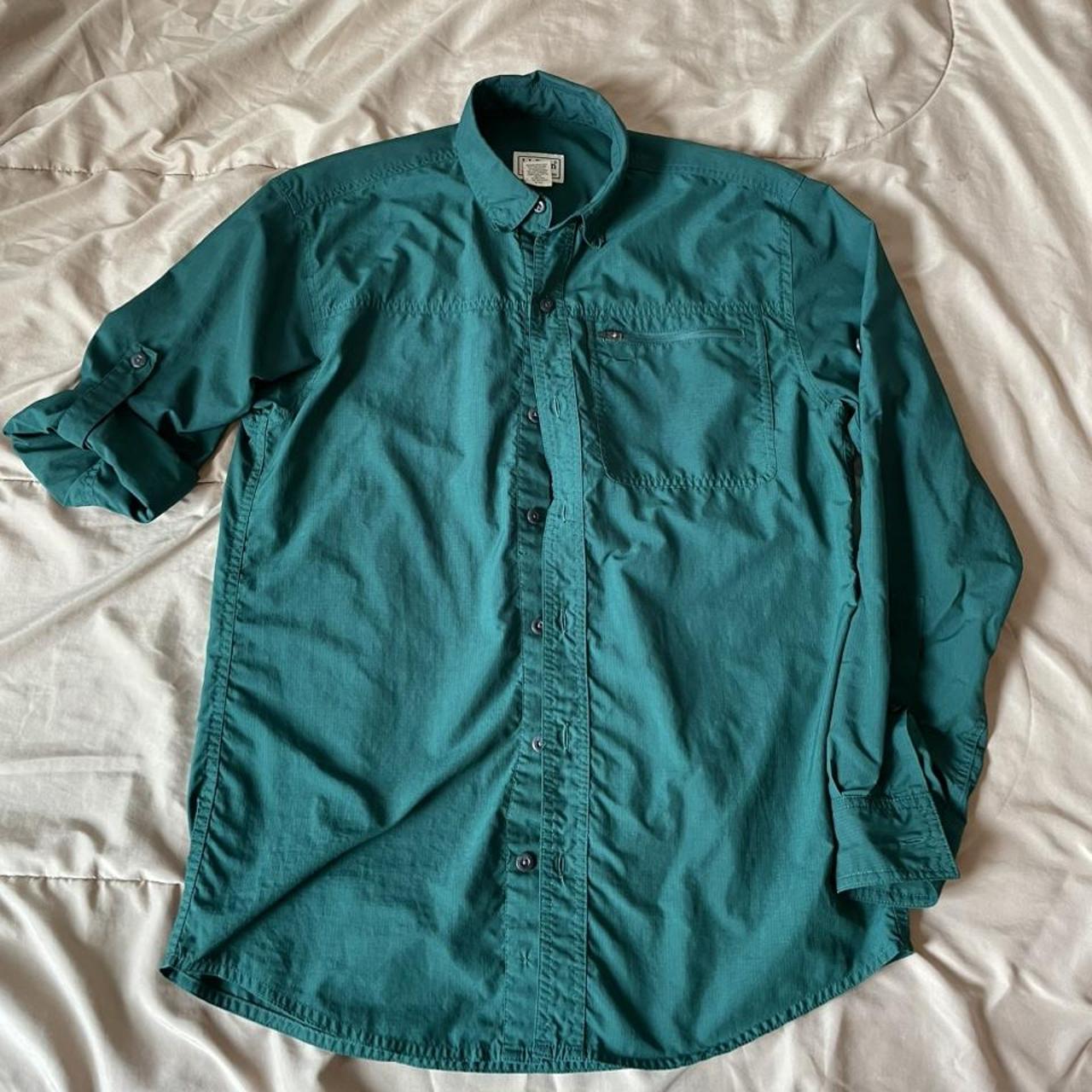 L.L.Bean Fishing shirt men's small, great condition - Depop