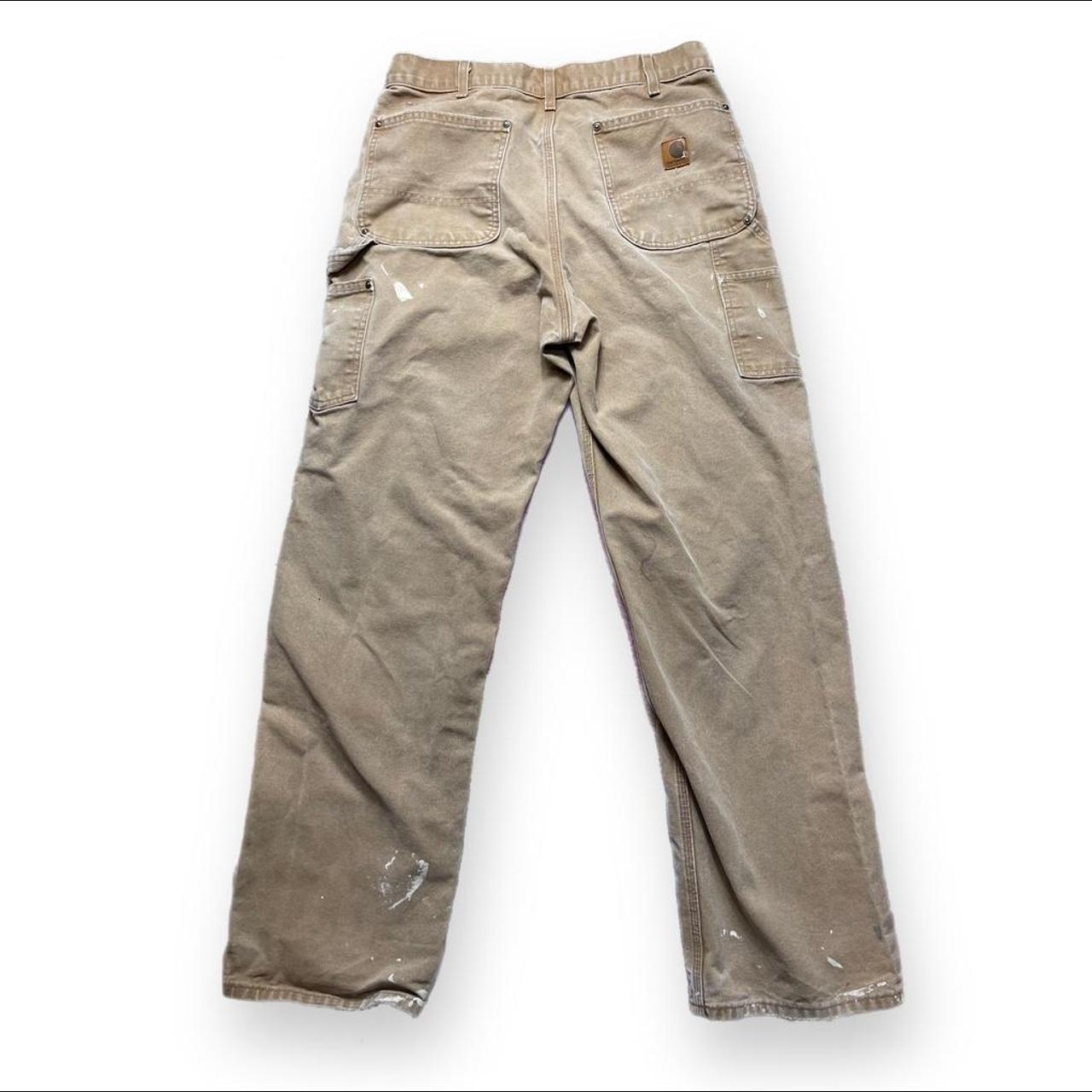 Carhartt Doubke Knees Pants 🔥 does have paints stain... Depop