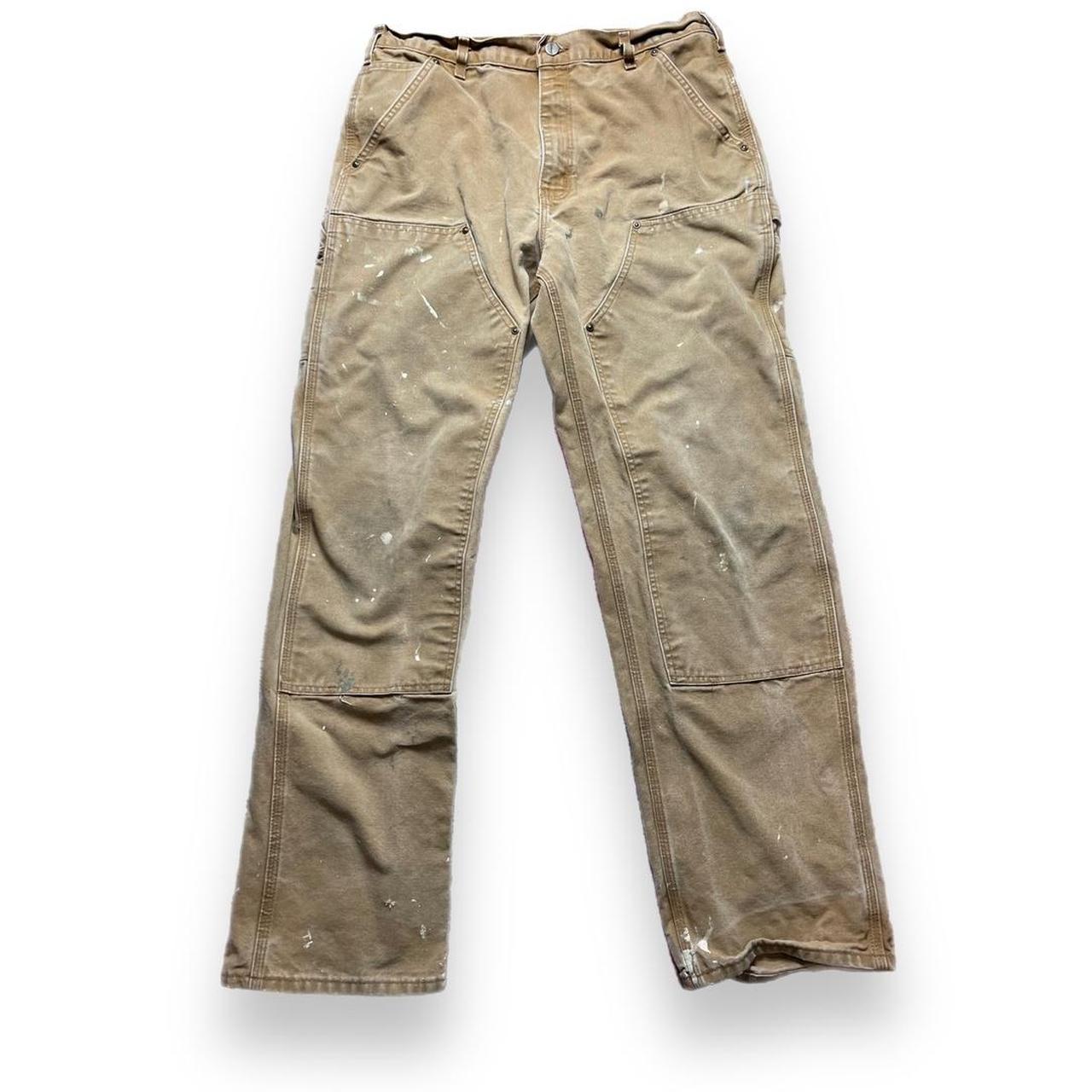 Carhartt Doubke Knees Pants 🔥 does have paints stain... Depop