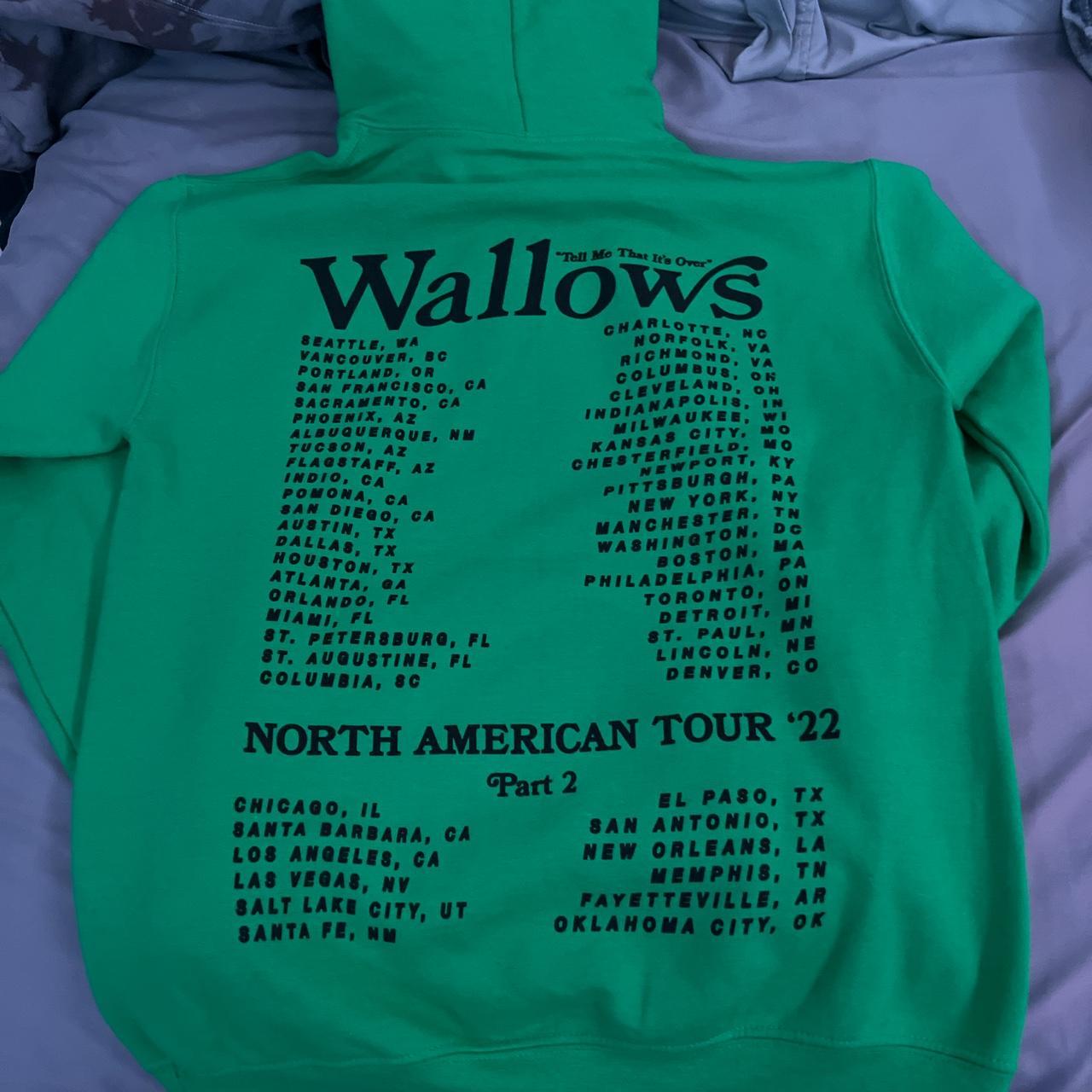 wallows tour hoodie 2022 - tell me that it’s over -… - Depop
