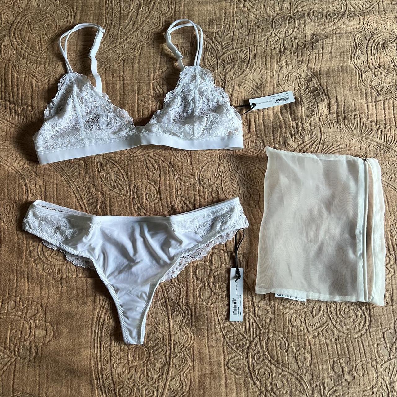 KAT THE LABEL Boston set in white, brand new never... Depop