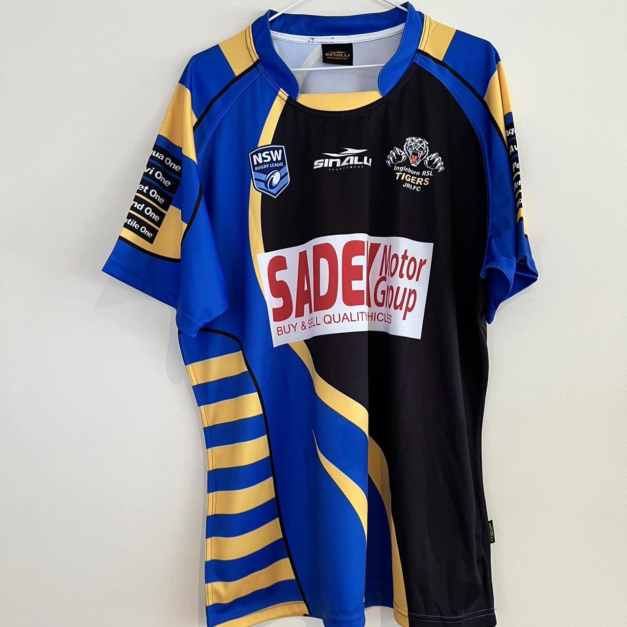 Ingleburn Tigers rugby league jersey XXL 2000s Fits... - Depop