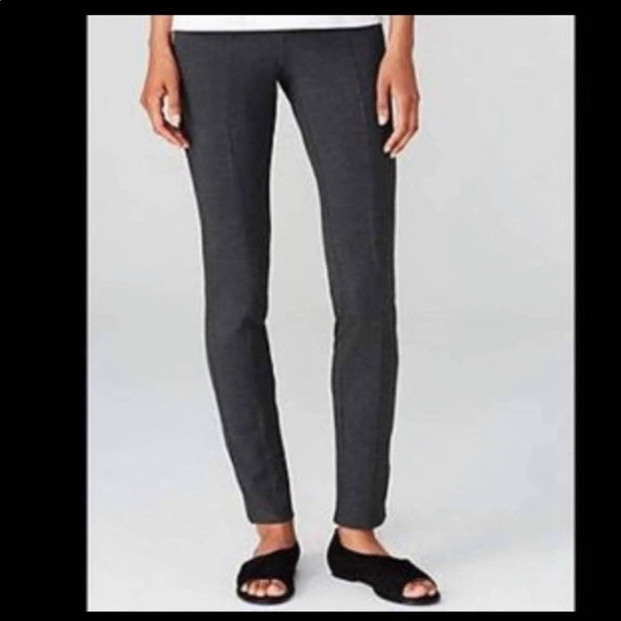 J. Jill Ponte Slim leg leggings like pant gray - Depop
