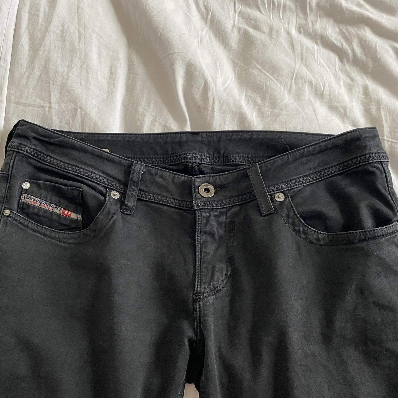 Diesel Women's Black Jeans Depop