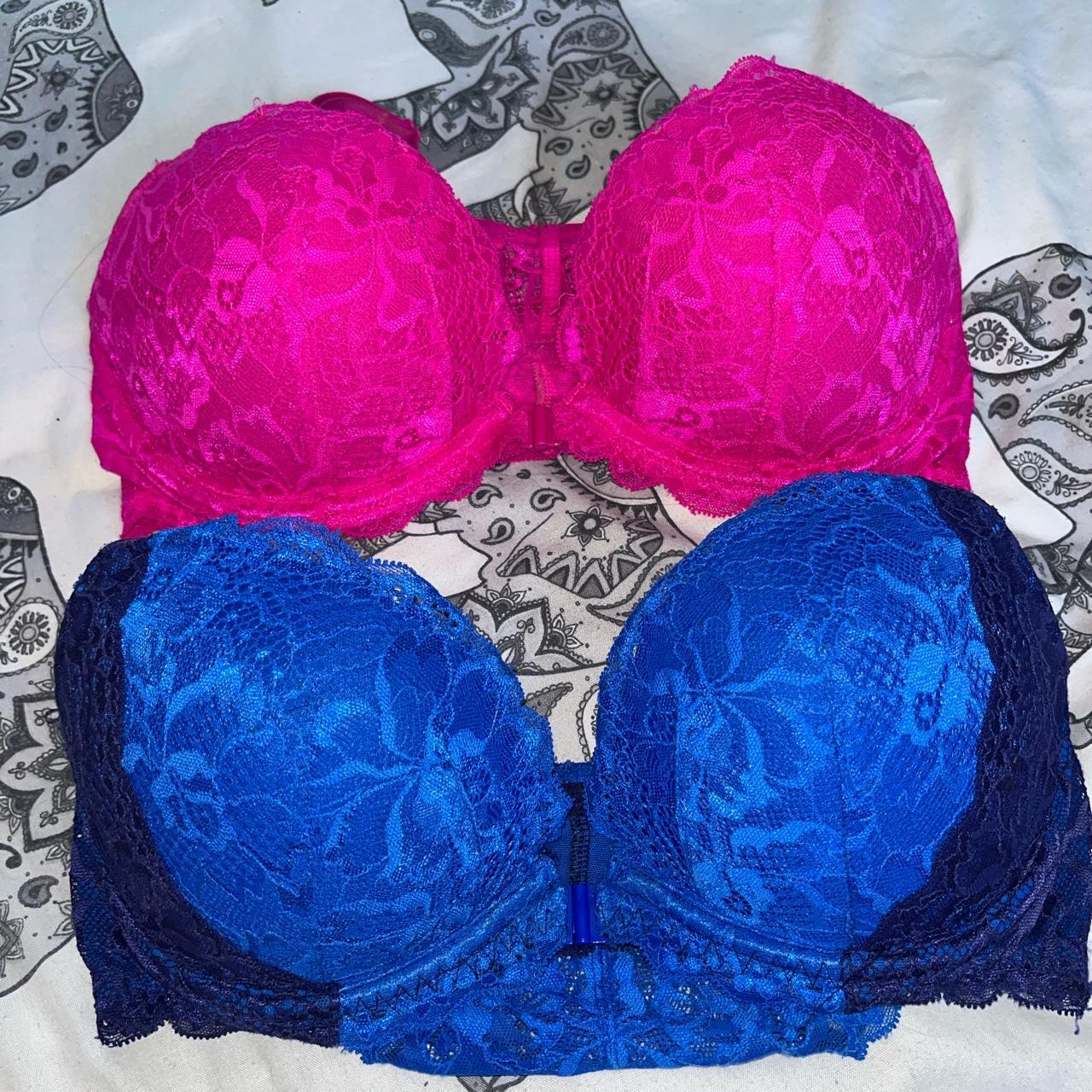 front-fasten-pink-victoria-secret-bras-slightly-depop