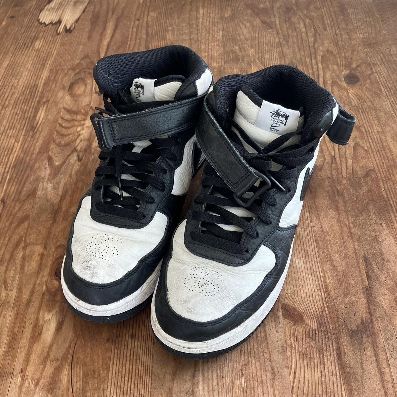 NIKE × STUSSY エアフォース1 ミッド 中古・古着通販】NIKE (ナイキ