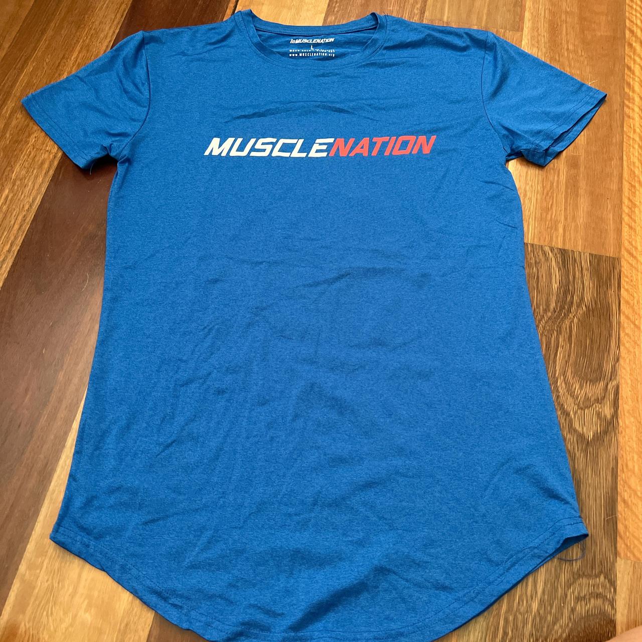 Muscle Nation Gym tshirt. Perfect condition. Message... - Depop