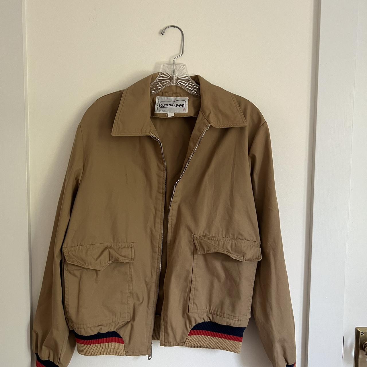 Current Seen Women's Tan and Red Jacket