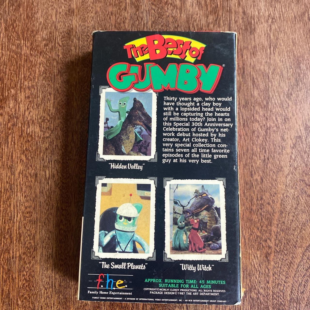 The Best Of Gumby Video Cassette 1987 VHS 30th... - Depop