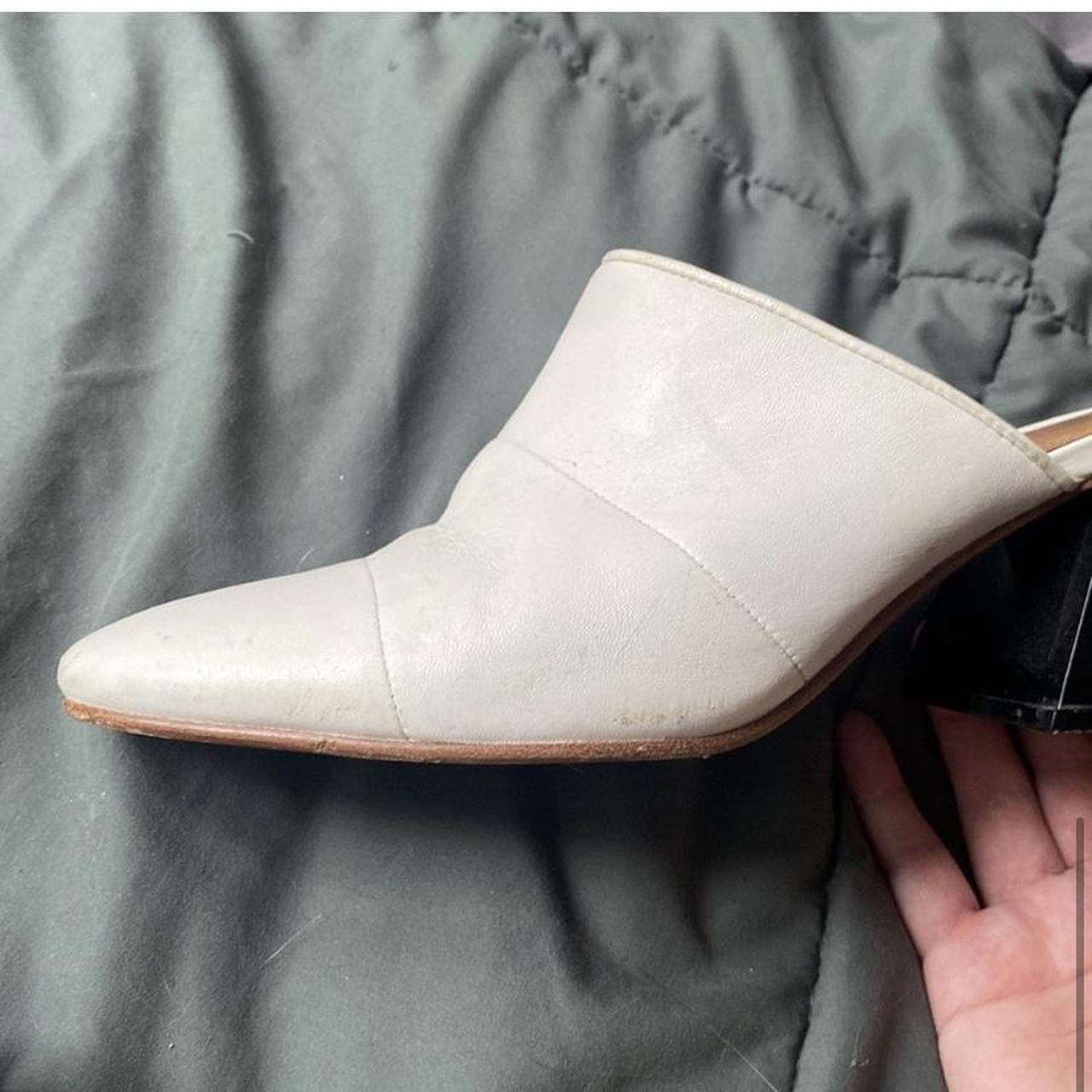 Rag and bone white hot sale mules